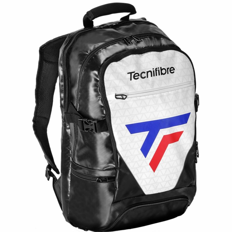 Tennis Bags * | Wholesale Tecnifibre Tour Endurance Rs Backpack White Black