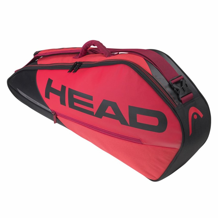 Tennis Bags * | Best Reviews Of Head Tour Team 3R Pro Racket Bag Black Red