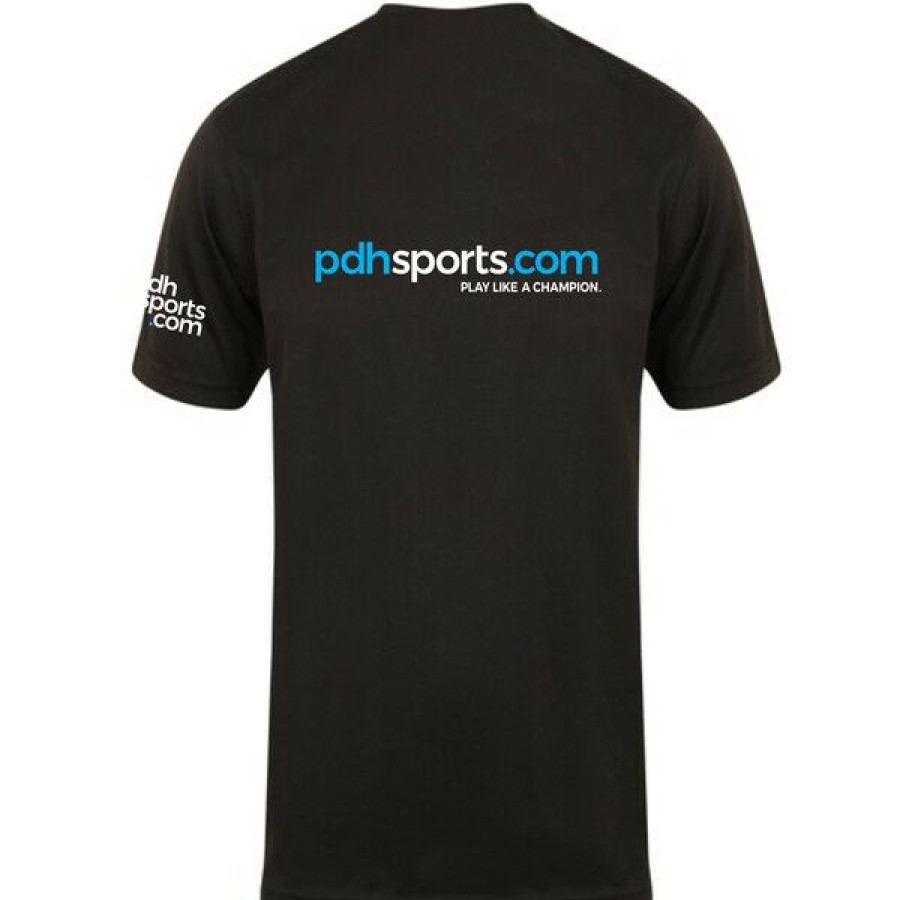 Tennis Clothing * | Coupon Pdhsports Men'S Performance Shirt Black