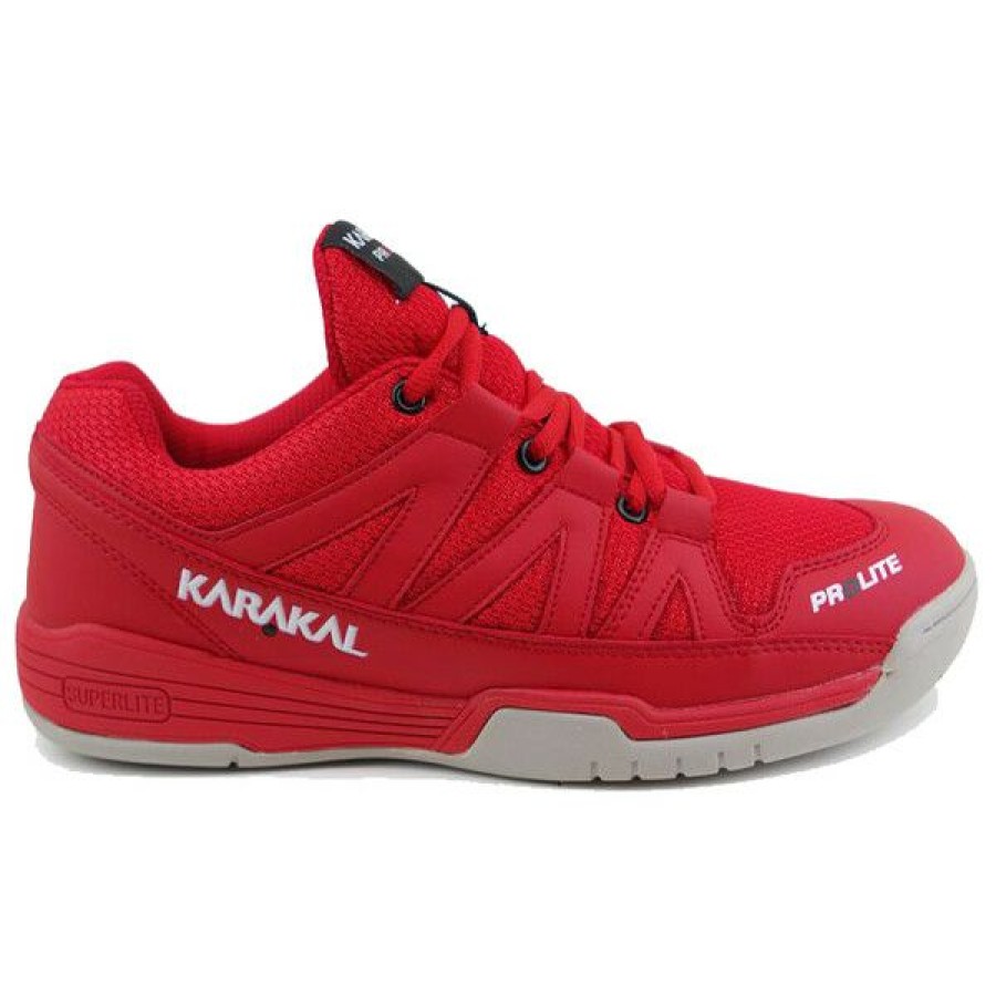 Squash Shoes * | Cheap Karakal Kf Prolite Men'S Indoor Court Shoe Red