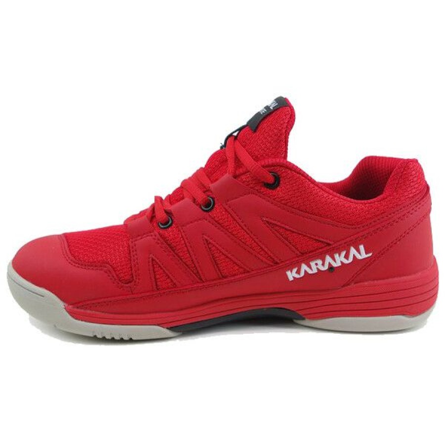 Squash Shoes * | Cheap Karakal Kf Prolite Men'S Indoor Court Shoe Red