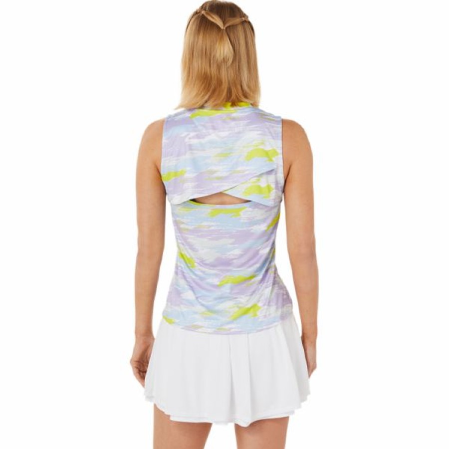 Tennis Clothing * | Promo Asics Women'S Match Graphic Tank Murasaki