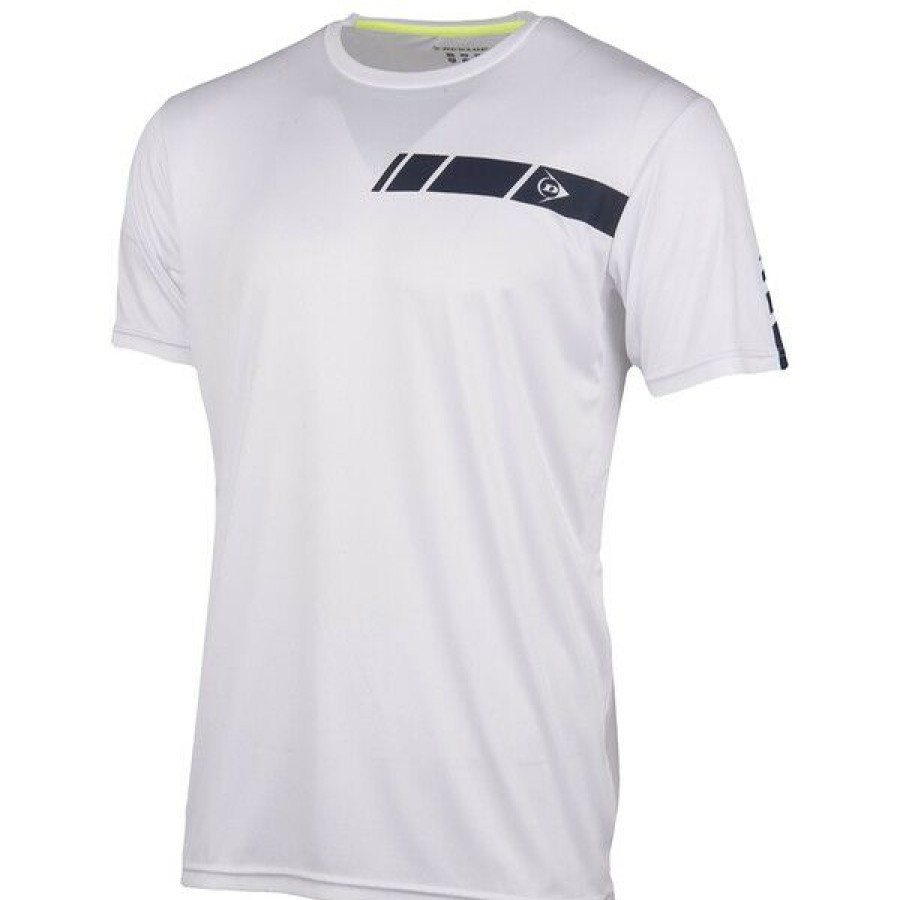 Junior Tennis Clothing * | Hot Sale Dunlop Boys' Club Crew Tee White