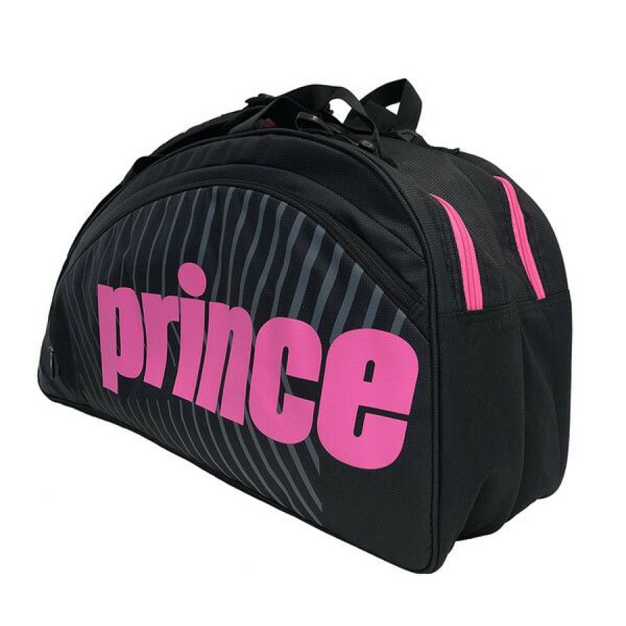 Tennis Bags * | Cheapest Prince Tour Future 6 Racket Bag Black Pink