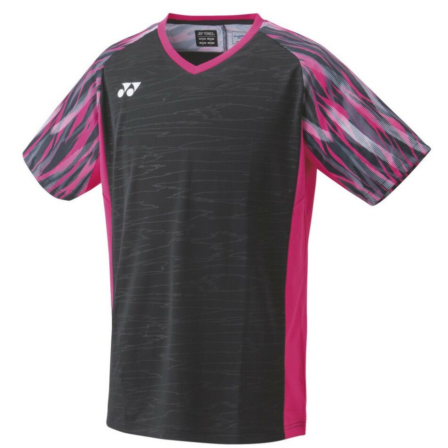 Tennis Clothing * | Outlet Yonex Men'S 10443 Performance T-Shirt Black