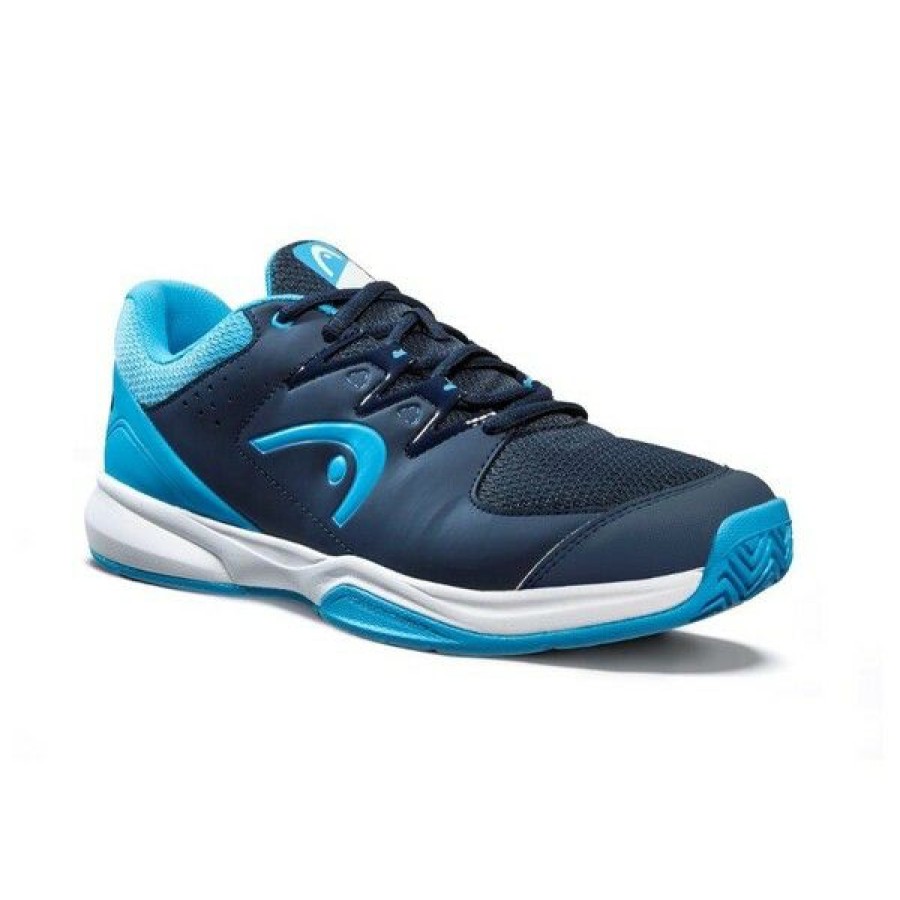 Squash Shoes * | Best Sale Head Grid 3.5 Men'S Indoor Shoe Dark Blue Aqua