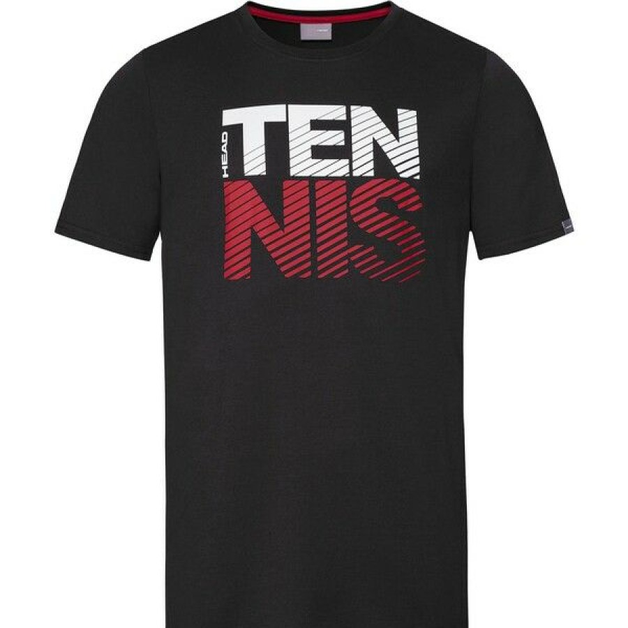 Tennis Clothing * | Outlet Head Mens Club Chris T-Shirt Black