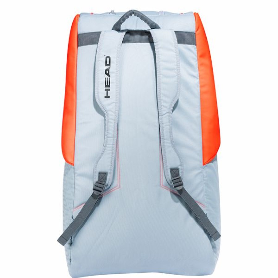 Tennis Bags * | Deals Head Radical 12R Monstercombi Racket Bag Light Grey Orange