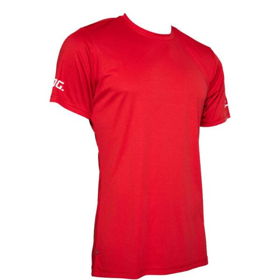 Squash Clothing * | Cheap Salming Men'S Core 22 Training Tee Team Red