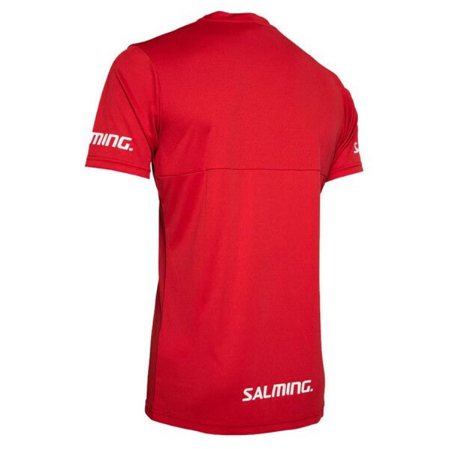 Squash Clothing * | Cheap Salming Men'S Core 22 Training Tee Team Red