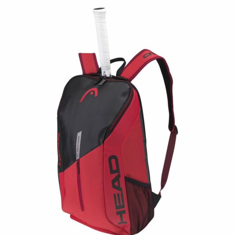 Tennis Bags * | Promo Head Tour Team Backpack Black Red