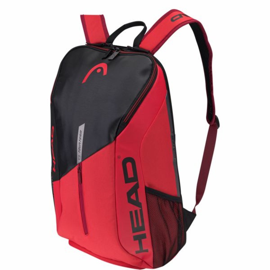 Tennis Bags * | Promo Head Tour Team Backpack Black Red