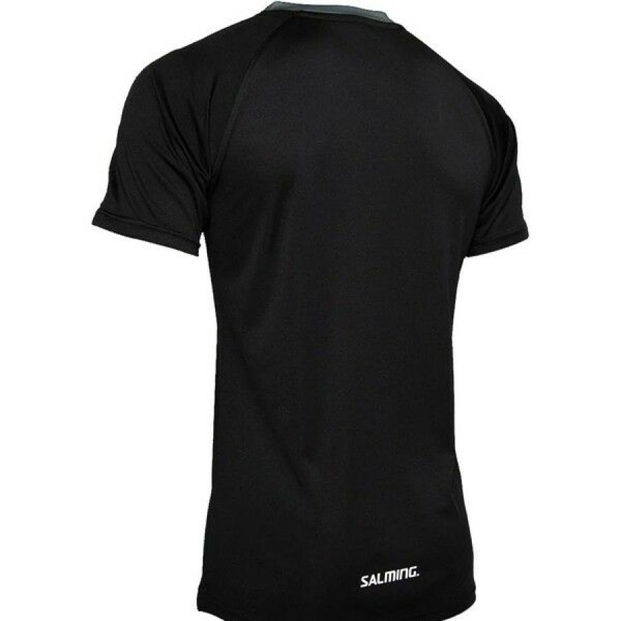 Squash Clothing * | Top 10 Salming Men'S Core 22 Match T-Shirt Black Asphalt