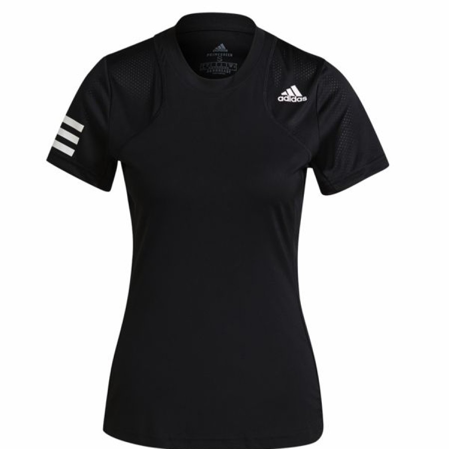 Tennis Clothing * | Flash Sale Adidas Women'S Club Tee Black