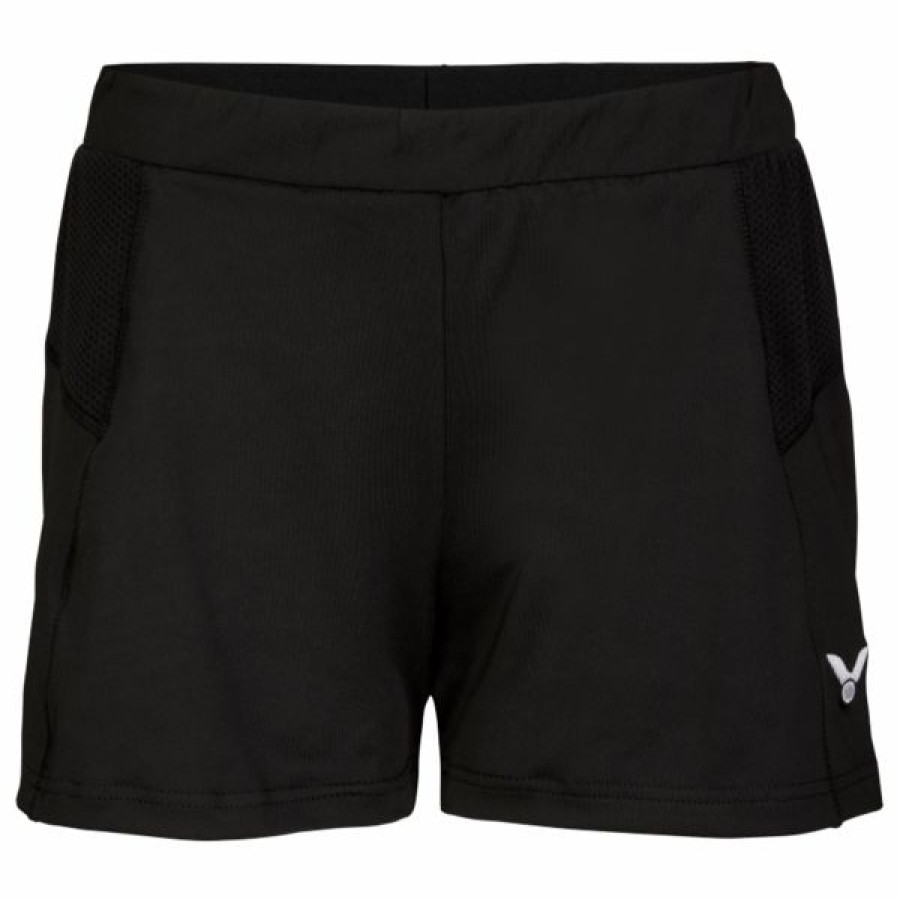 Tennis Clothing * | Cheapest Victor Women'S R-04200 C Shorts Black