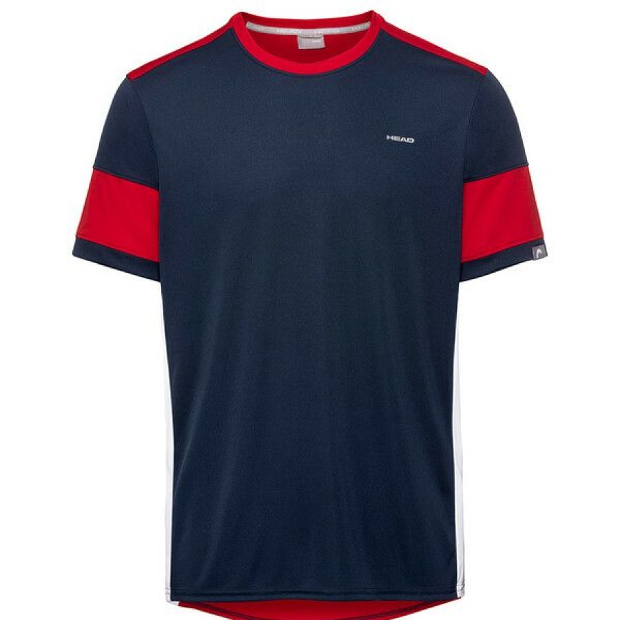 Tennis Clothing * | Outlet Head Men'S Volley T-Shirt Dark Blue Red