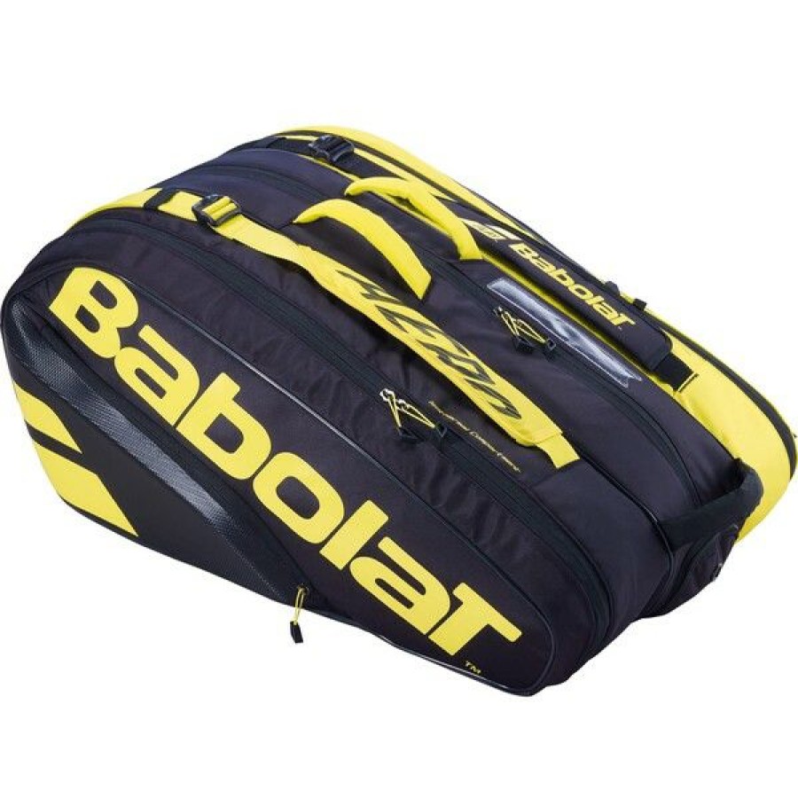 Tennis Bags * | Outlet Babolat Pure Aero 12 Racket Bag Black