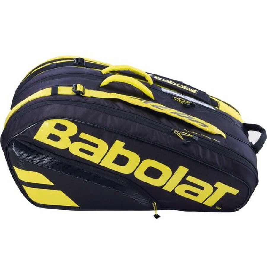 Tennis Bags * | Outlet Babolat Pure Aero 12 Racket Bag Black