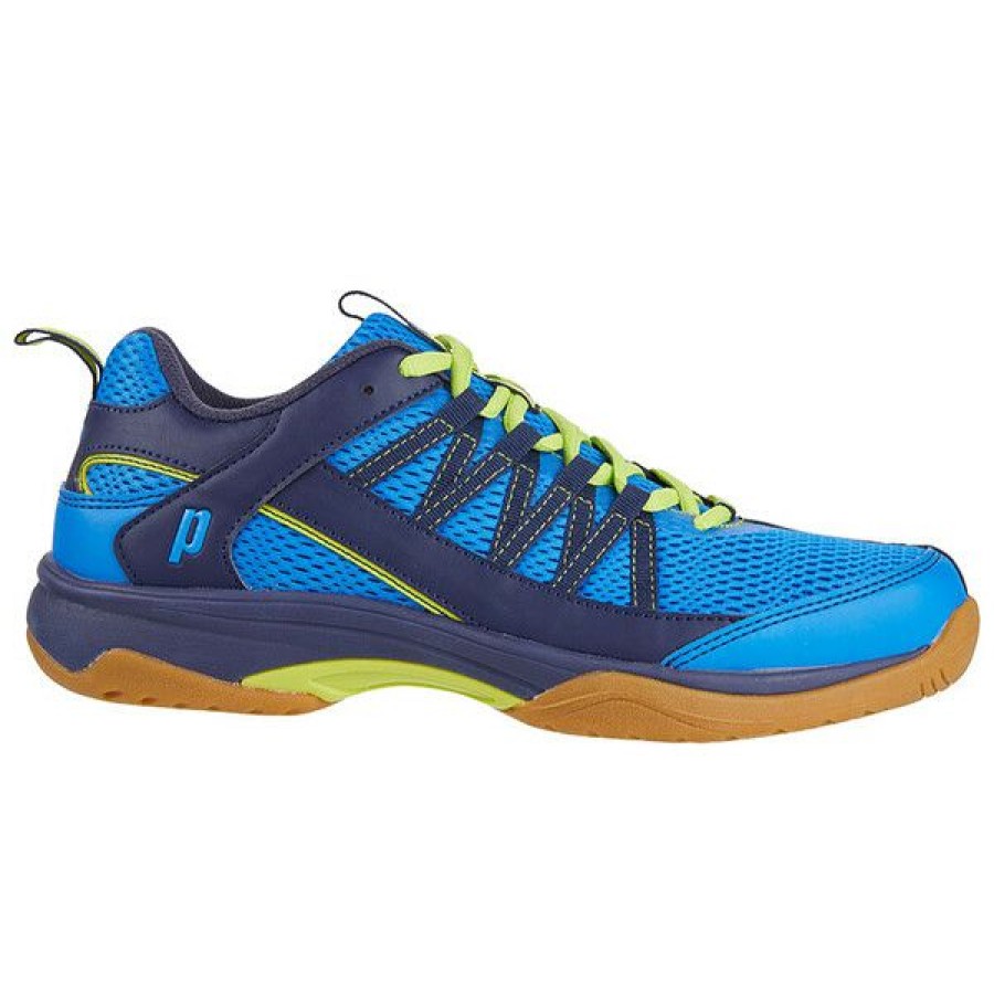 Squash Shoes * | Buy Prince Vortex Men'S Shoes Navy Royal Blue Green