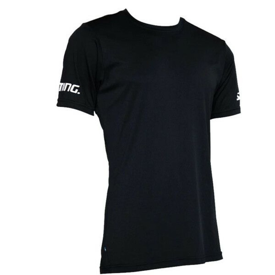 Squash Clothing * | Best Pirce Salming Men'S Core 22 Training Tee Black Asphalt