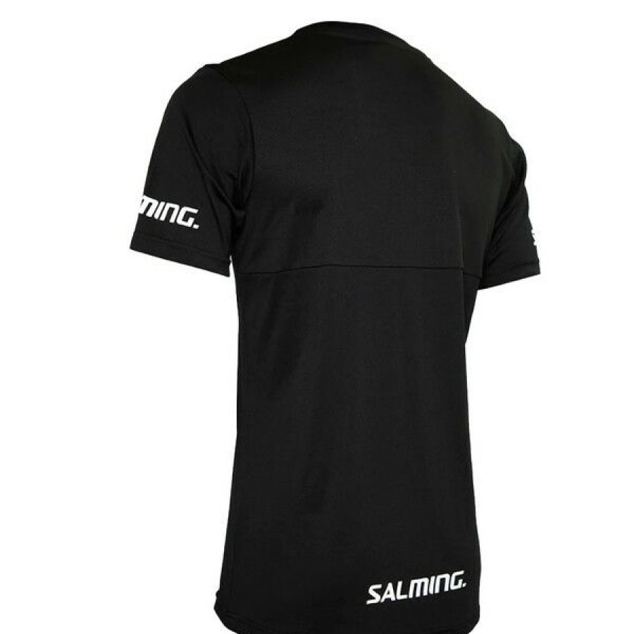 Squash Clothing * | Best Pirce Salming Men'S Core 22 Training Tee Black Asphalt