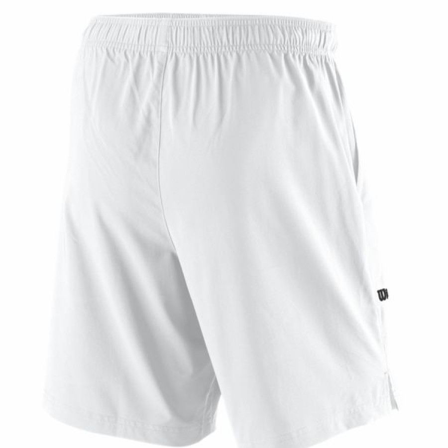 Tennis Clothing * | Cheap Wilson Men'S Team Ii 8 Short White