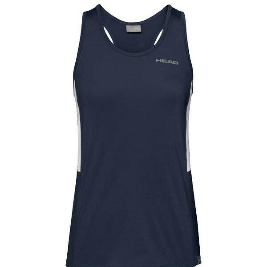 Tennis Clothing * | Discount Head Women'S Club Tank Top Dark Blue