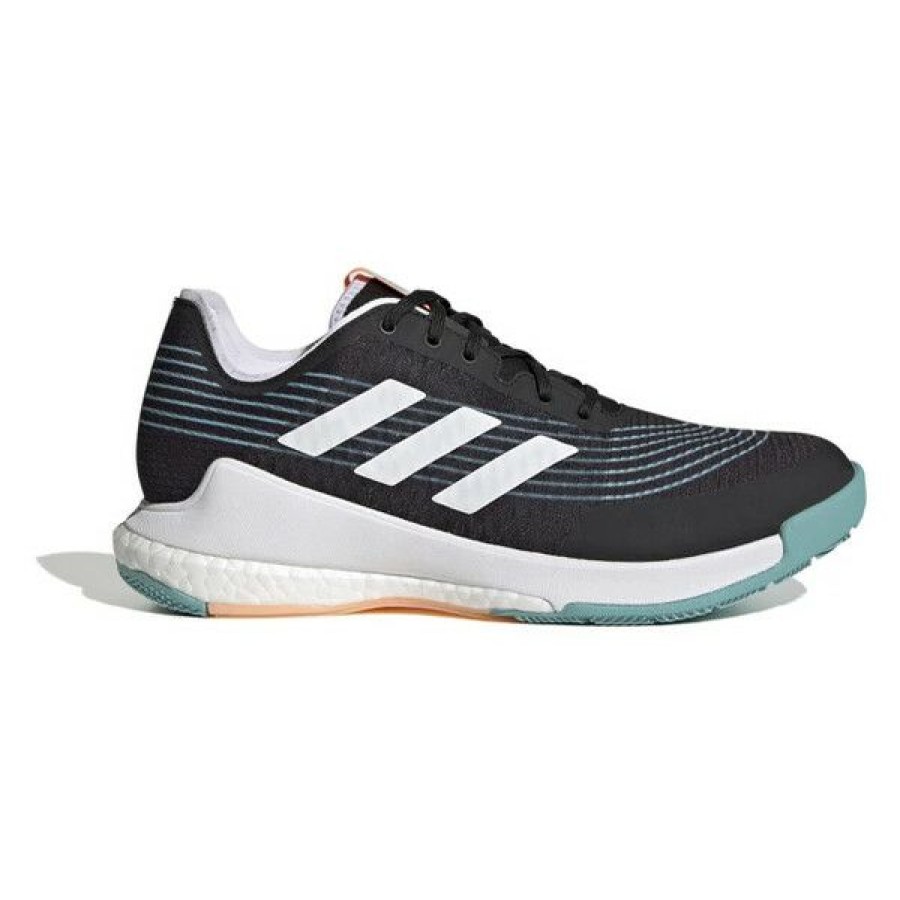 Squash Shoes * | Buy Adidas Men'S Crazyflight Indoor Shoes Core Black Cloud White