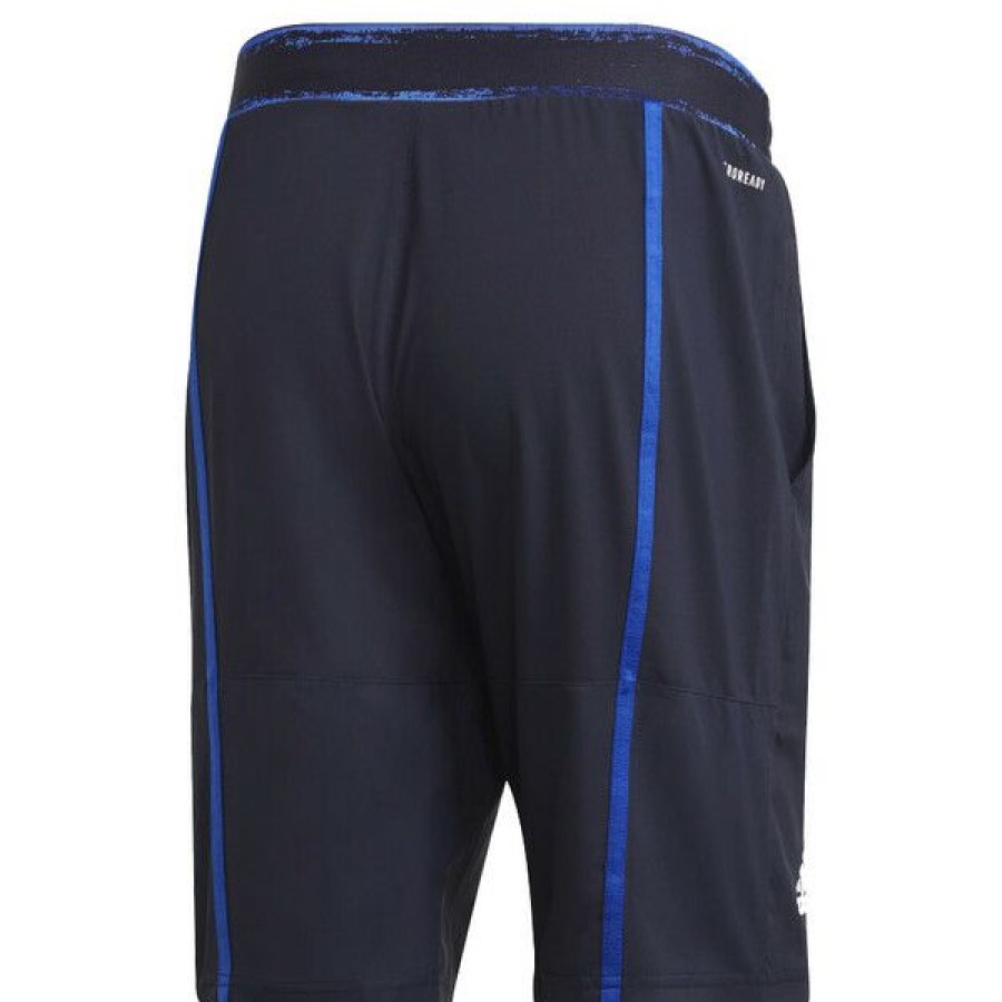 Tennis Clothing * | Budget Adidas Men'S Ergo Tennis Shorts Engineered Navy